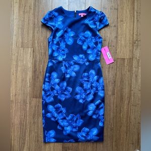 Betsey Johnson Blue Floral Dress
